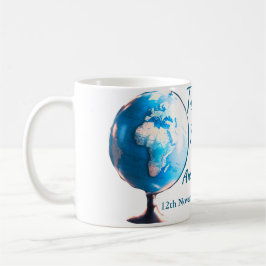 Res bröllopsduscha lägg till namn datum Fröken til Kaffemugg