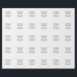 Res bröllopsduscha lägga till namn datum miss till presentpapper<br><div class="desc">Design</div>