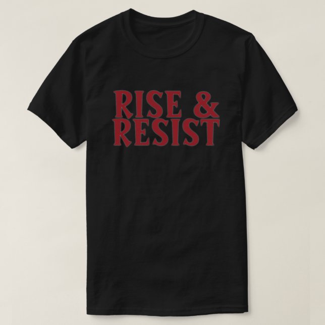 Res dig upp & Stå emot T Shirt (Design framsida)