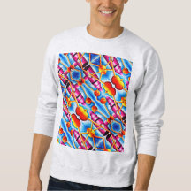 Res genom Space Mönster Sweatshirt 7