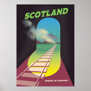 Res i bekvämlighet i Skottland Poster
