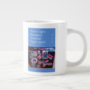 Res lätt citat © Peggy Kopman-Owens Jumbo Mugg