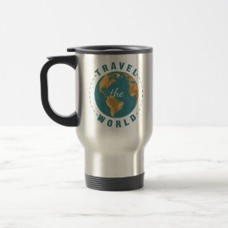 Res på världsvärlden Earth Vacation Karta Vintage Resemugg