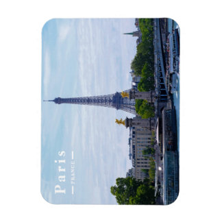 Res Paris Frankrike Eiffeltornet och Seinefloden Magnet