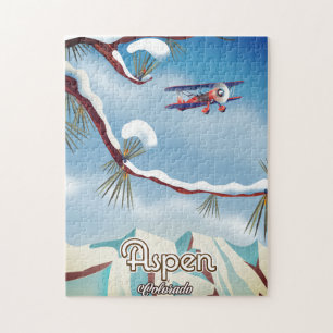 Res världen vintage reseposter pussel