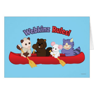 Resa 2 för Webkinz Webkinz reglerkanot Hälsningskort