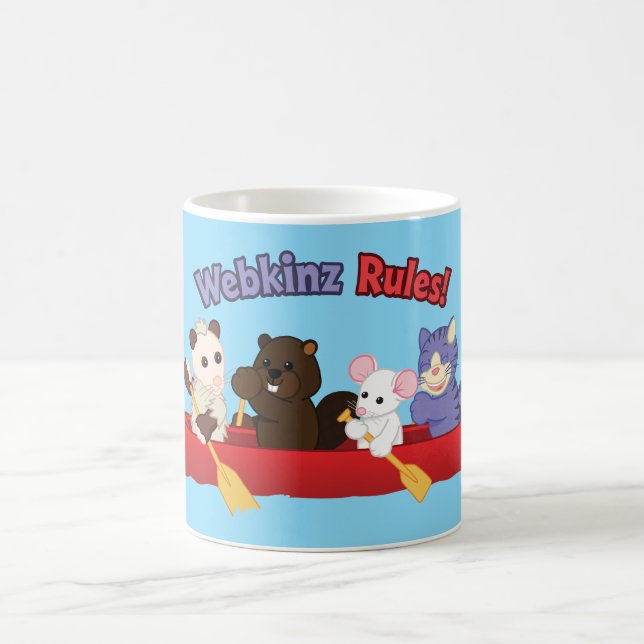 Resa 2 för Webkinz | Webkinz reglerkanot Kaffemugg (Center)