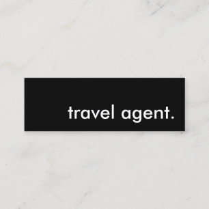 resa agent. mini visitkort