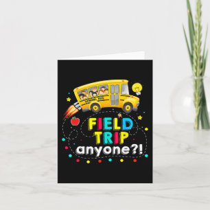 Resa Alla Magic School Buss Kid Teacher Test Day Kort