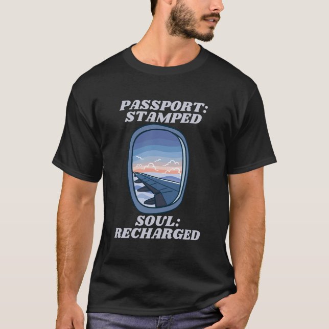 Resa Älskare Roligt Prospektering T Shirt (Framsida)