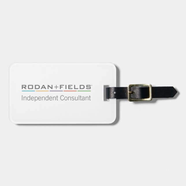 Resa & annonsera bagagemärkren bagagebricka (Horisontell Framsida)