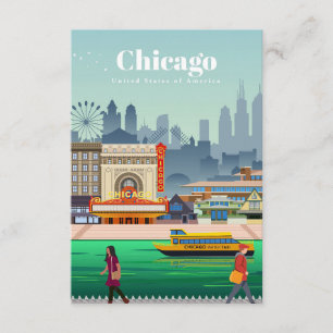 Resa Art Travel till Chicago Tilläggskort