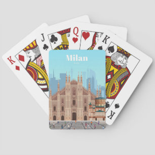 Resa Art Travel till Milanos Italien Casinokort