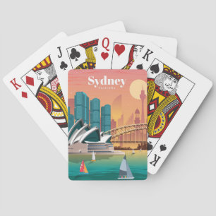 Resa Art Travel till Sydney Australia Casinokort