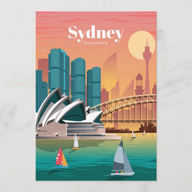 Resa Art Travel till Sydney Australia Program (Framsida)