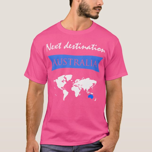 Resa Australien Gift Idea T Shirt (Framsida)