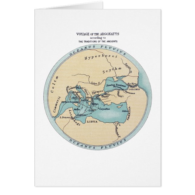 RESA AV ARGONAUTSNA HÄLSNINGSKORT (Framsidan)