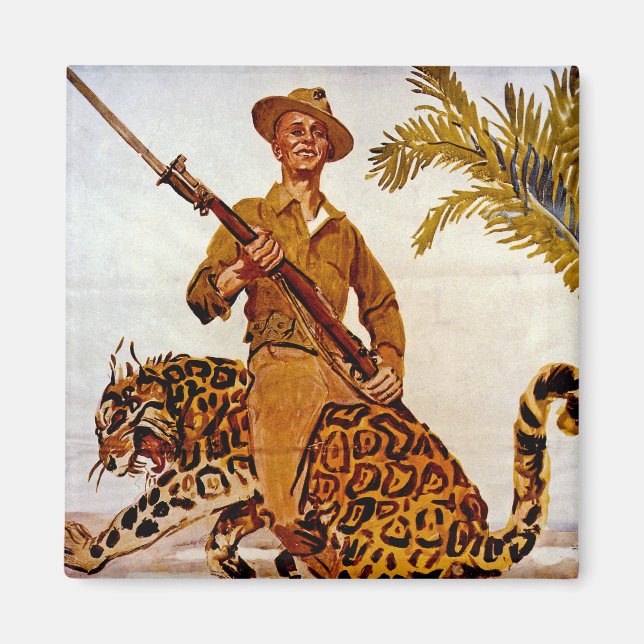 Resa? Äventyr? Gå med marinerna! Magnet (Framsidan)