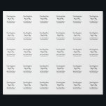 Resa bröllopsdusch lägg till namn datum saknar Mrs Presentpapper<br><div class="desc">Design</div>