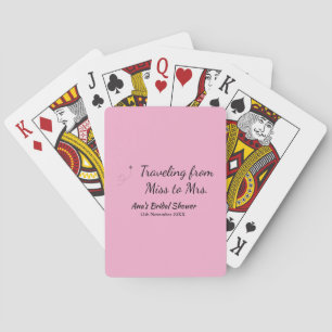 Resa bröllopsfest lägg till namn datum miss till f casinokort