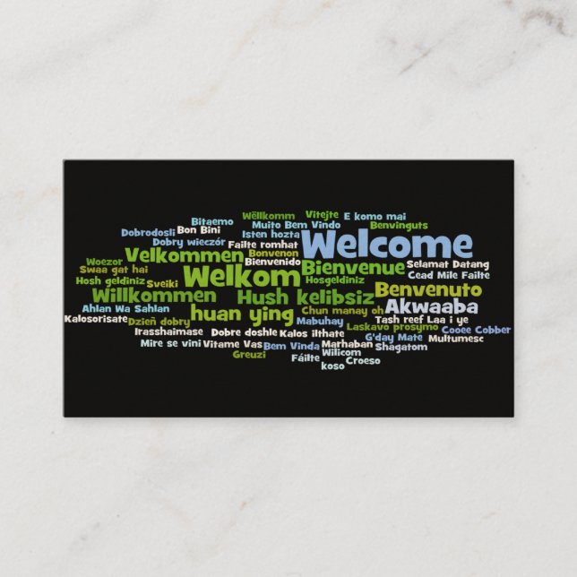 Resa byråvisitkorten visitkort (Framsida)