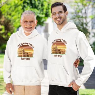 Resa Colosseum Sunset Anpassningsbar, Roms Italien Hoodie