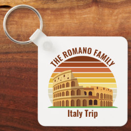 Resa Colosseum Sunset Anpassningsbar, Roms Italien Nyckelring