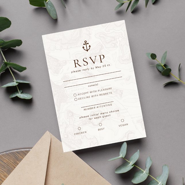 Resa Cruise Destination Wedding OSA Kort (Skapare uppladdad)