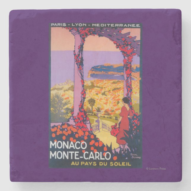 Resa den befordrings- affischen stenunderlägg (Framsidan)