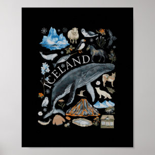 Resa Europa Island Reykjavik Familjesemester Så Poster