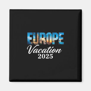 Resa Familj Europa 2025 Semester Souvenir Tripp S Magnet
