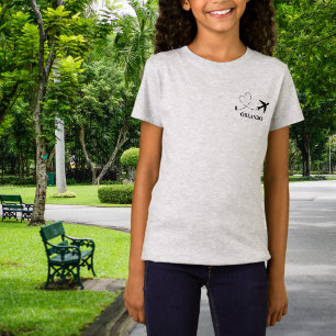 Resa Familj Semester Flygplan & Anpassad Plats T Shirt