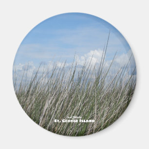 Resa Florida - St. George Island Sjögräs Magnet