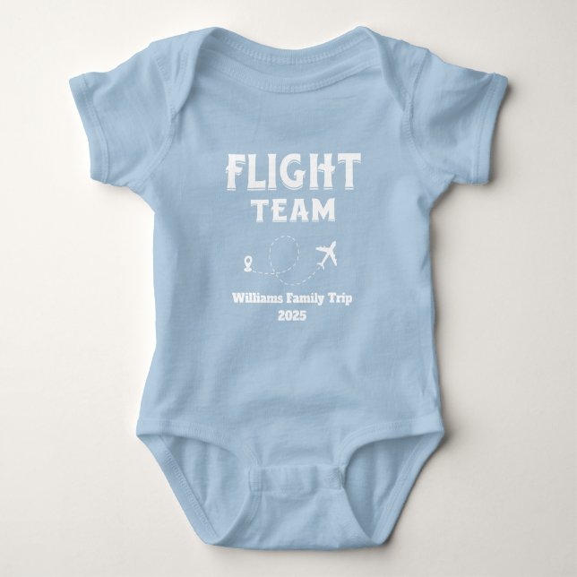 Resa Flyg Team Familjesemester Systerbröllop T Shirt (Framsida)