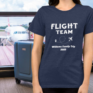Resa Flyg Team Familjesemester Systerbröllop T Shirt