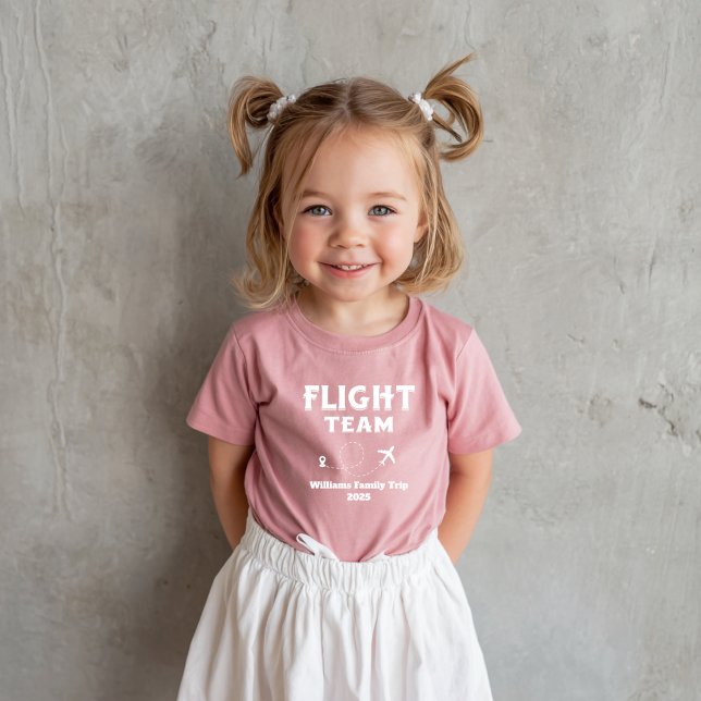 Resa Flyg Team Familjesemester Systerbröllop T Shirt (Skapare uppladdad)