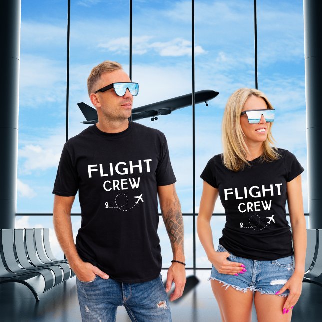 Resa Flygbesättning Flygplan Flygning Modern Semes T Shirt (Skapare uppladdad)