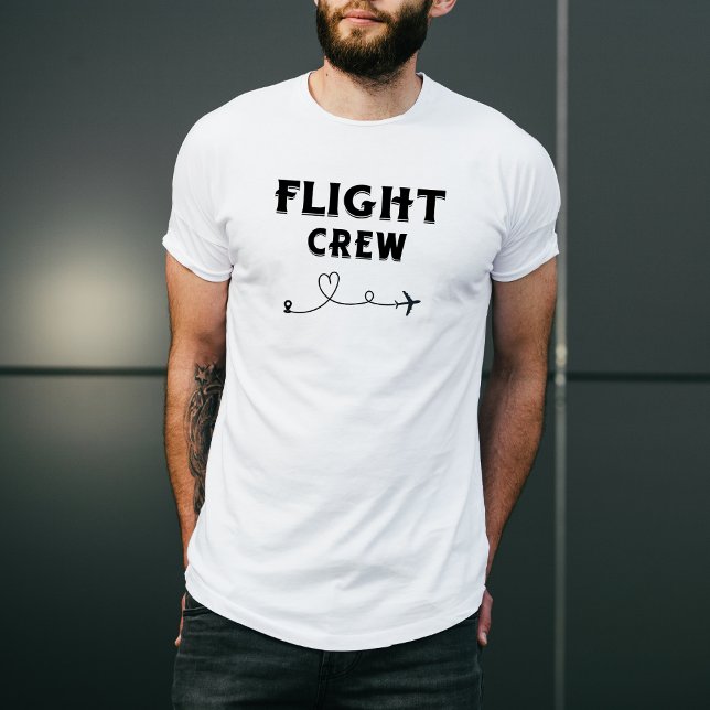 Resa Flygbesättning Flygplan Flygning Modern Semes T Shirt (Skapare uppladdad)