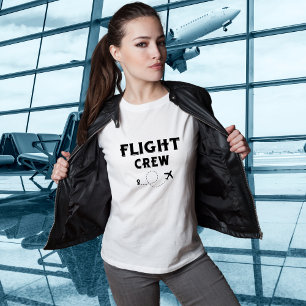 Resa Flygbesättning Kul Flygplan Flygning Semester T Shirt