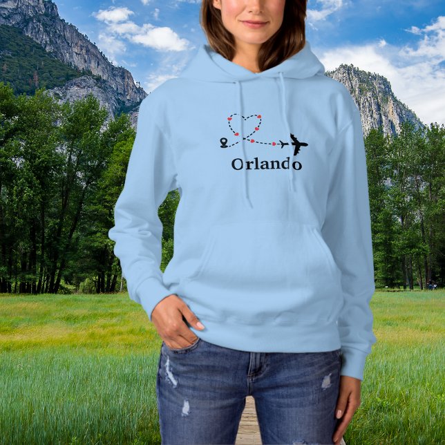 Resa Flygplan & Hjärta Anpassad plats T Shirt (Skapare uppladdad)