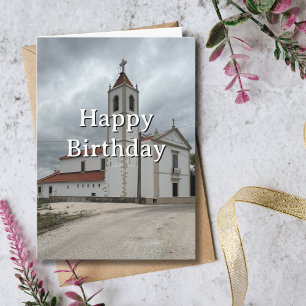 Resa Födelsedag Kyrka Portugal Kul Foto  Kort