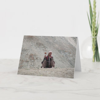 Resa fotohälsningkort kort