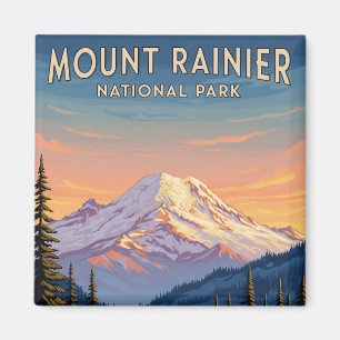 Resa från Rainier National Park Washington Magnet