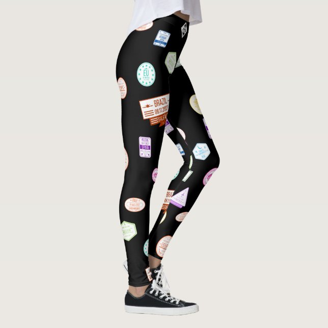 Resa Frimärke Leggings (Höger)