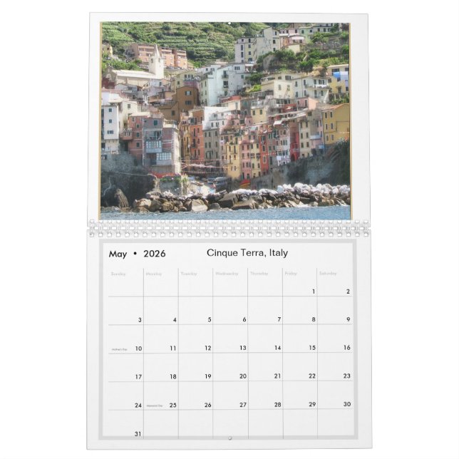 Resa genom Italien 20XX Kalender (May 2026)