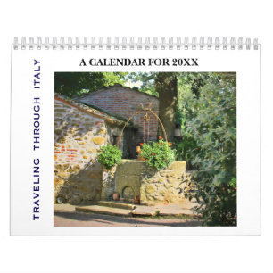 Resa genom Italien 20XX Kalender