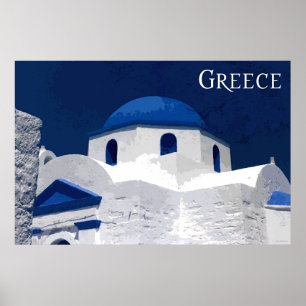Resa Grekland Poster