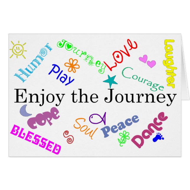 resa hälsningskort (Framsidan Horizontal)