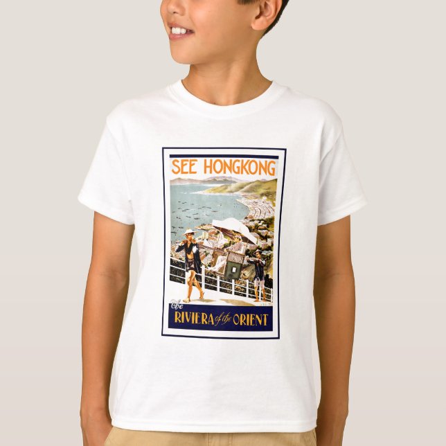 Resa Hong Kong Riviera av Orienten T-shirt (Framsida)