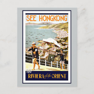 Resa Hong Kong Riviera of the Orient Vykort